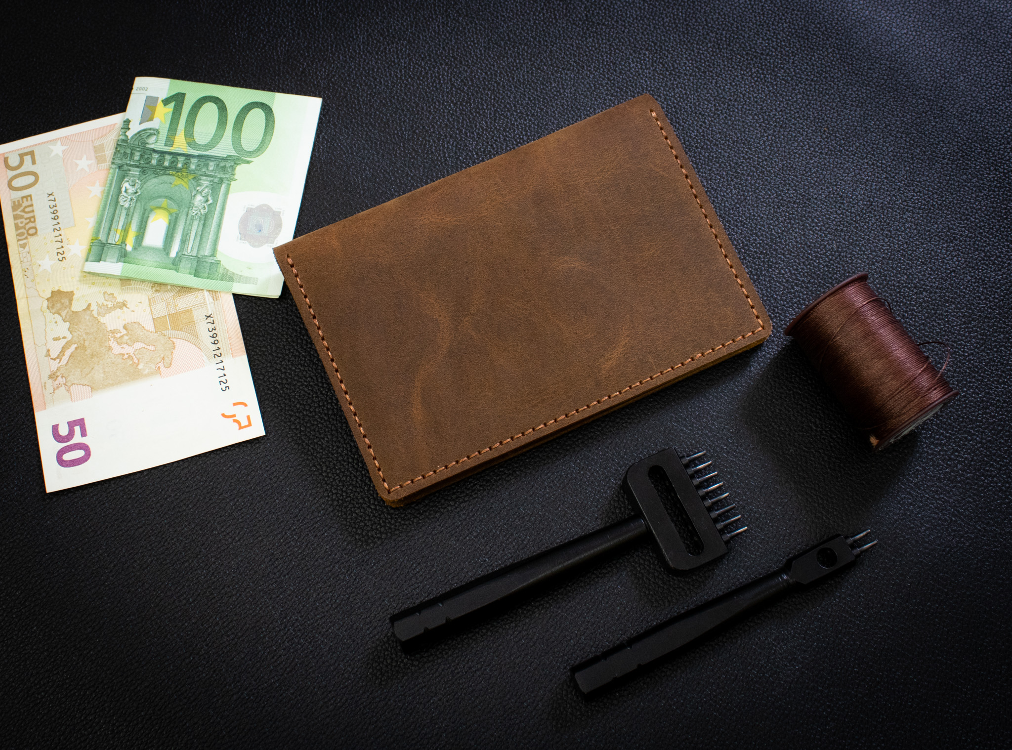 ví đựng passport da thật handmade